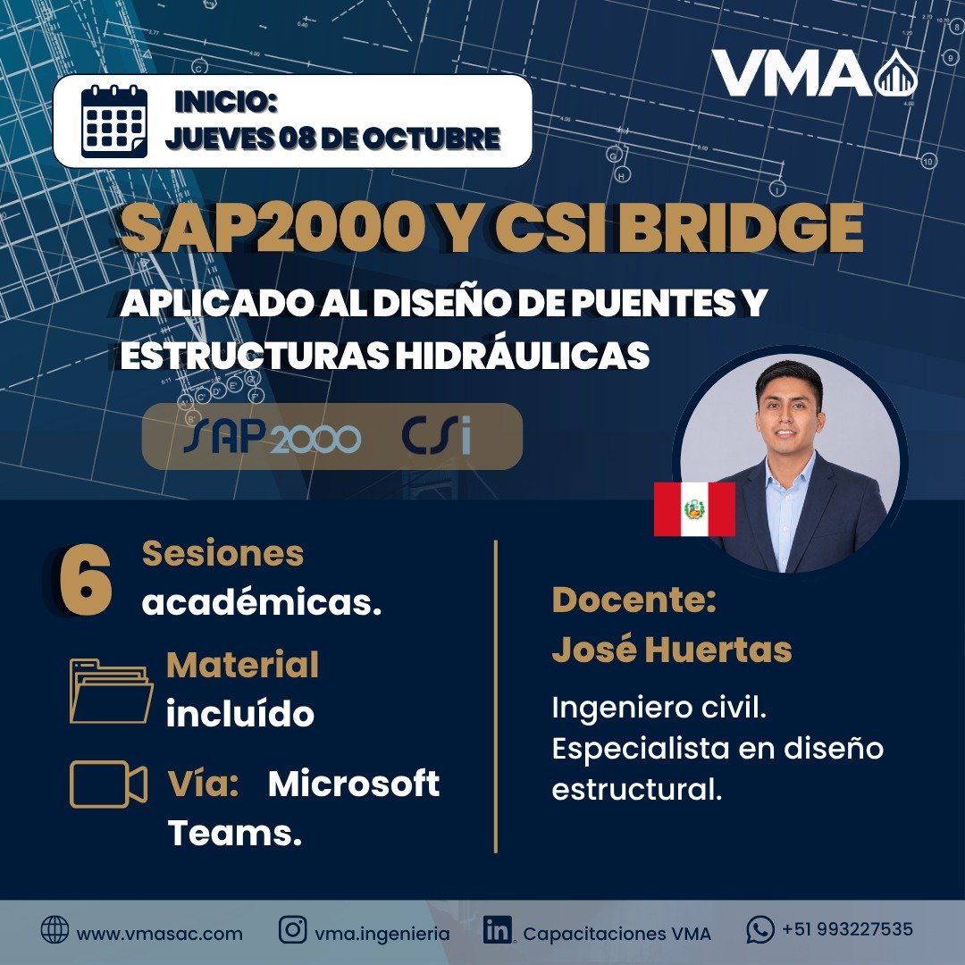 Portada de SAP2000 Y CSI BRIDGE APLICADO AL DISEÑO DE PUENTES Y ESTRUCTURAS HIDRÁULICAS